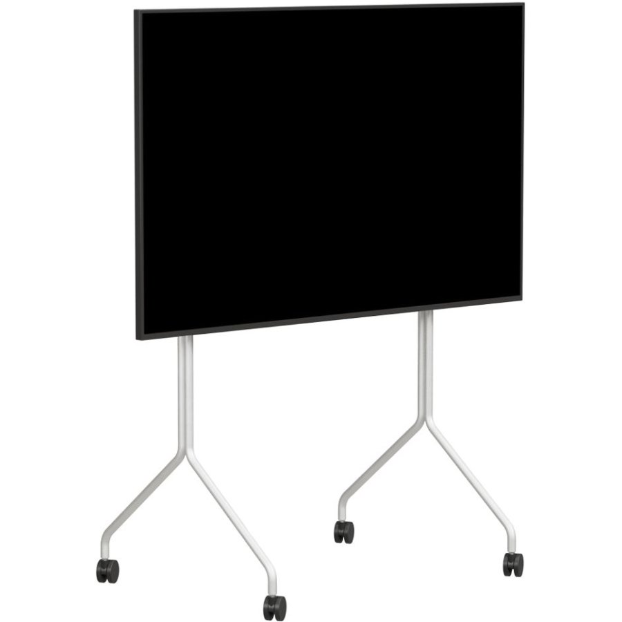 Pedestal Moon Tall TV-Stander 121,5 cm, Cloudy Silver